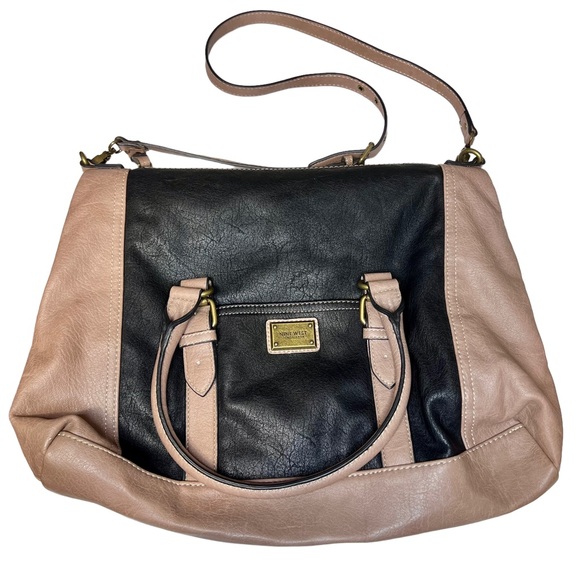 Nine West Battleship Foldover Satchel - Picture 7 of 12